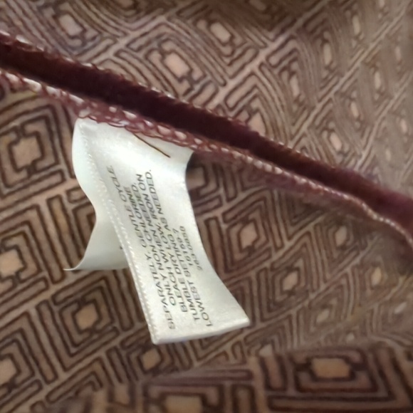 NWT LIZ CLAIBORNE WINE HOODED COAT JACKET GOLD HARDWARE - Picture 14 of 17